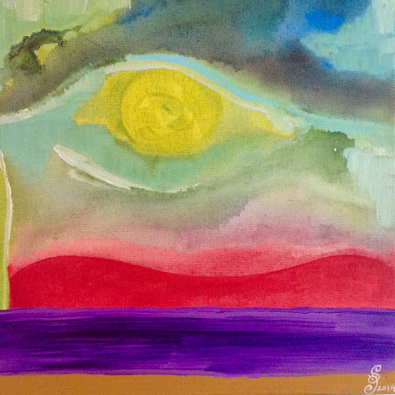 Day 107- Eye See Spring- Tribute to Ronnie Landfield