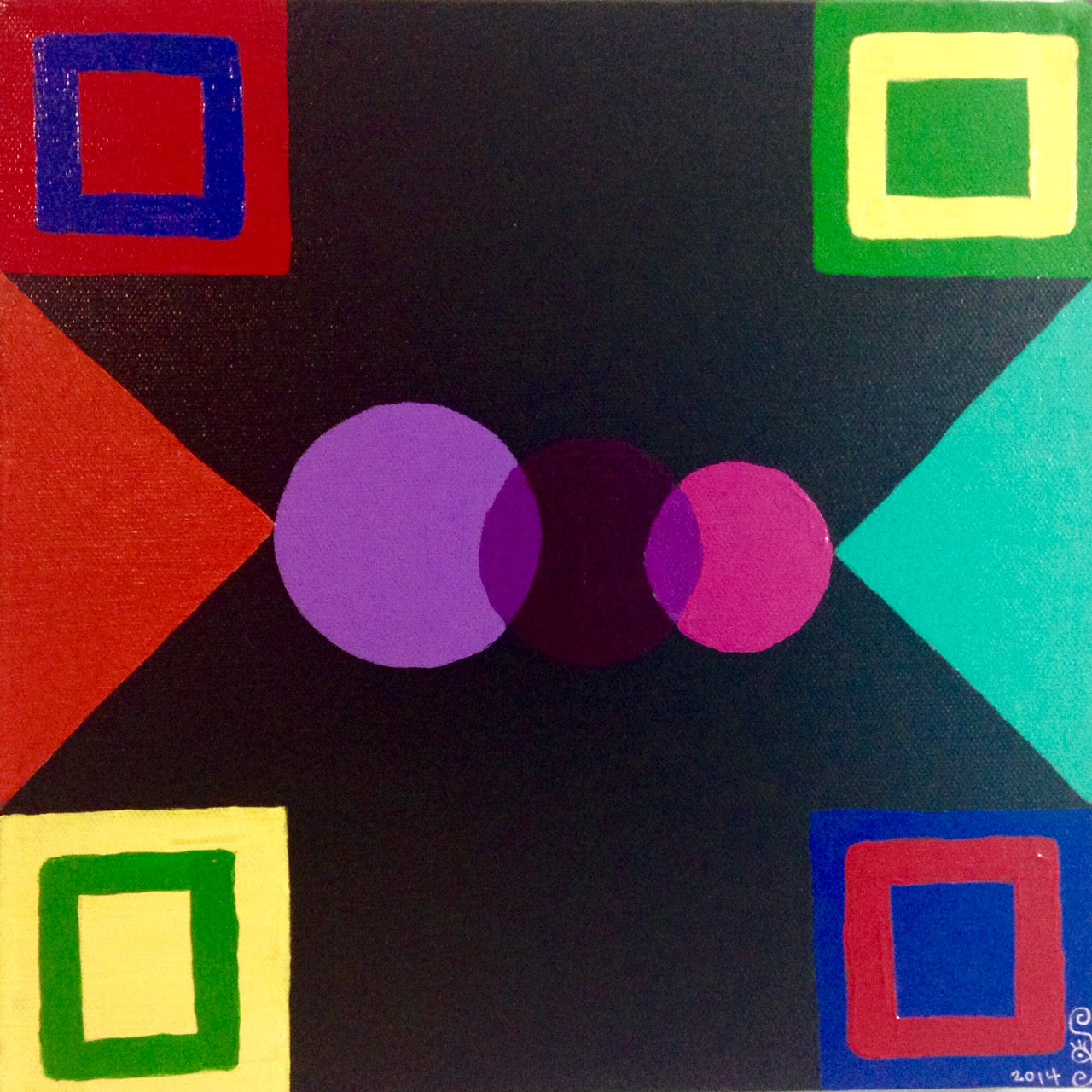 Day 8- Kreise Und Quadrate- Tribute to Johannes Itten
