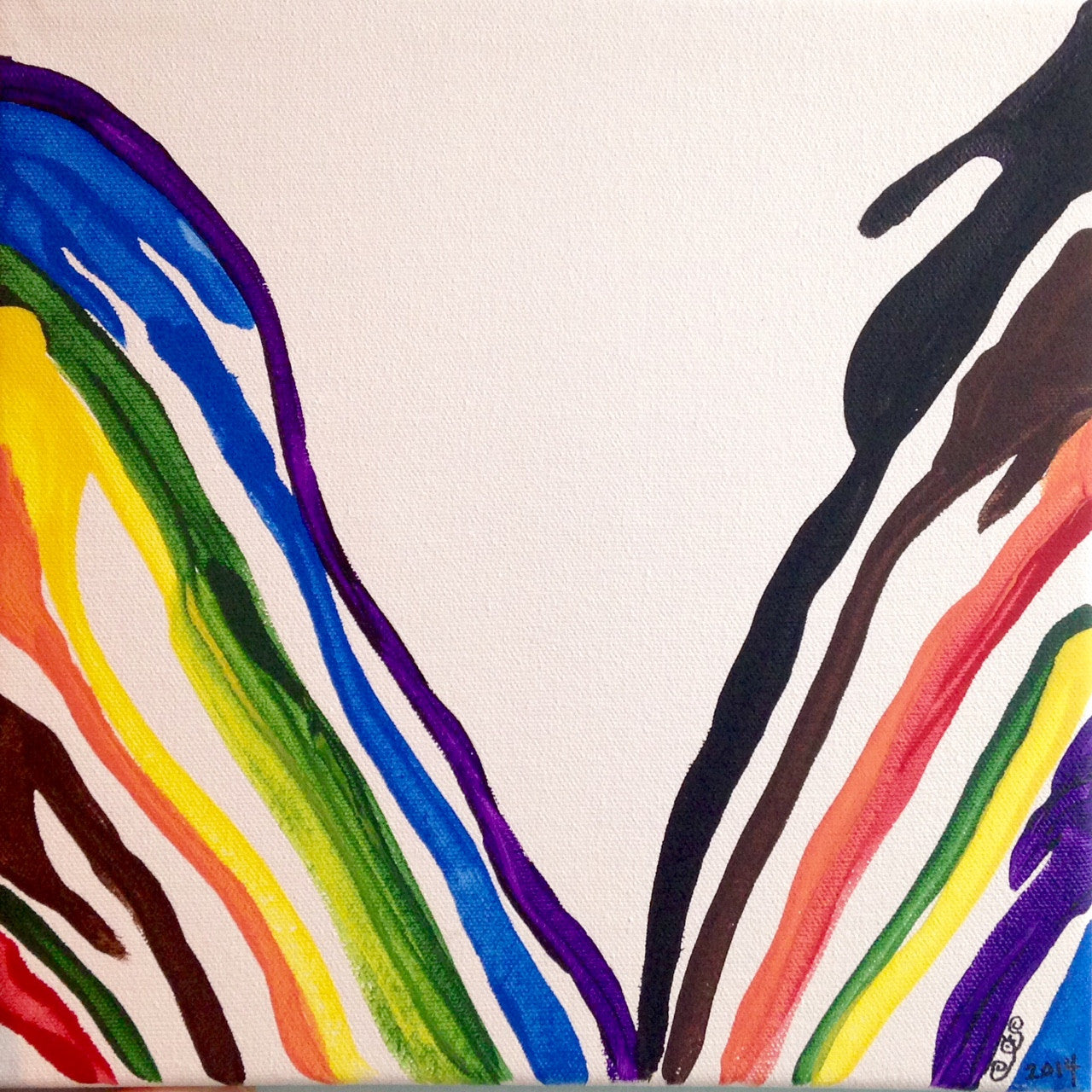 Day 68- Gamma Rainbow- Tribute to Morris Louis