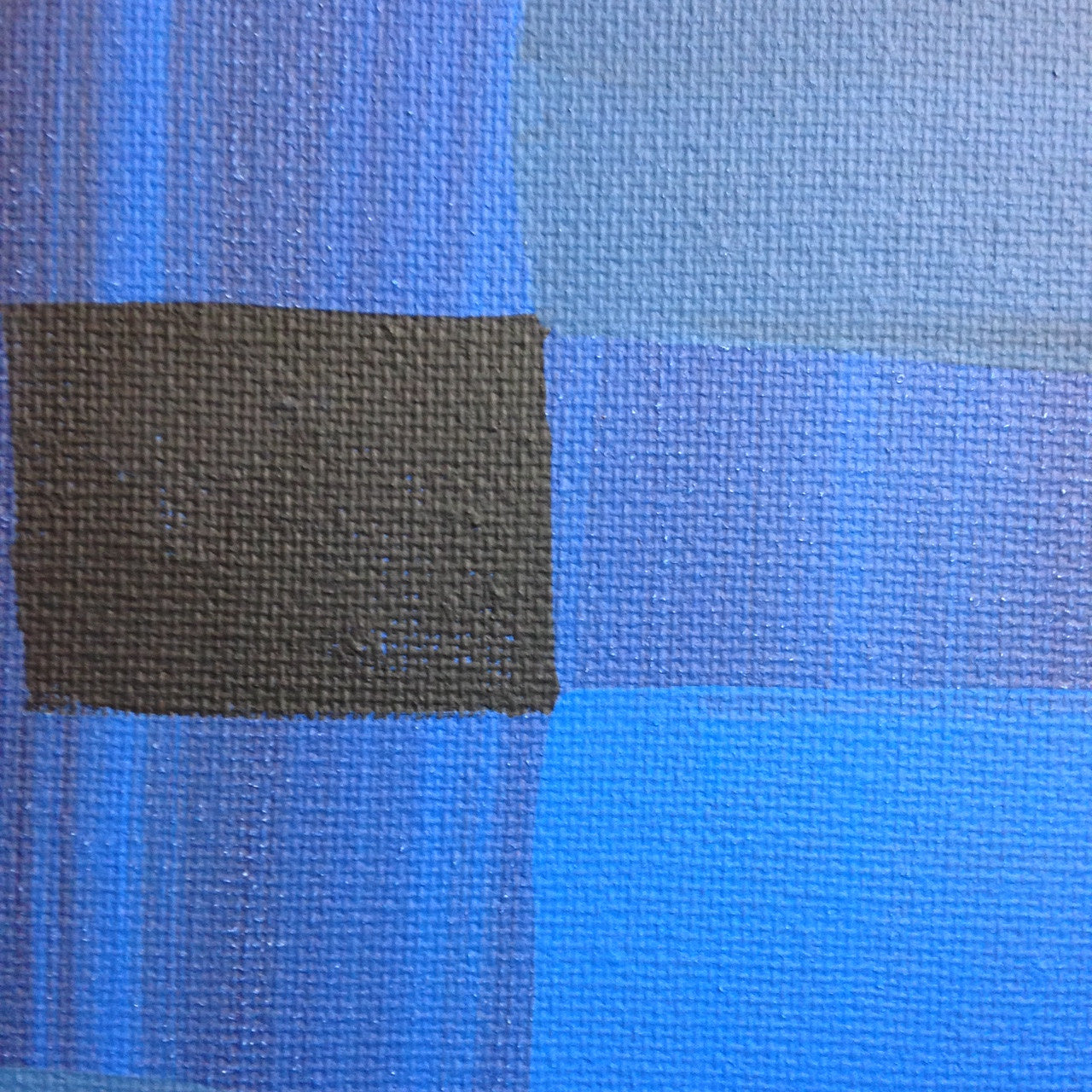 Day 106- Blue Painting- Tribute to Ad Reinhardt