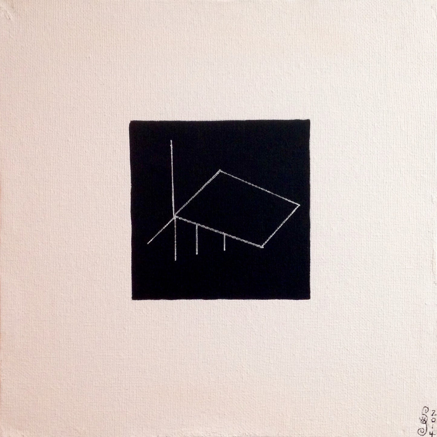 Day 311- Untitled 311- Tribute to Fred Sandback