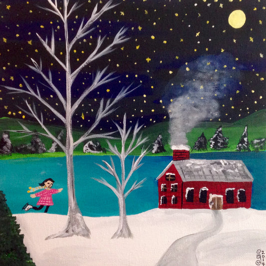 Day 331- Next Year’s Around the Corner- Tribute to Grandma Moses