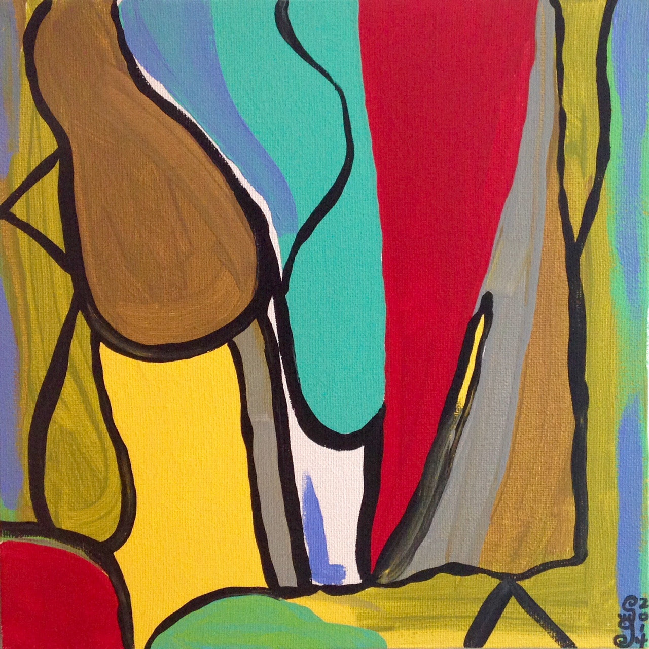 Day 142- Untitled 142- Tribute to Bram Van Velde