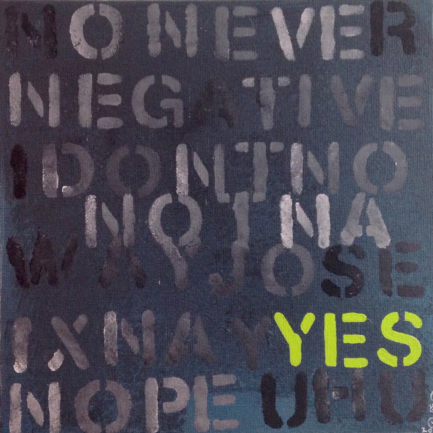 Day 244- No, Think YES- Tribute to Mel Bochner