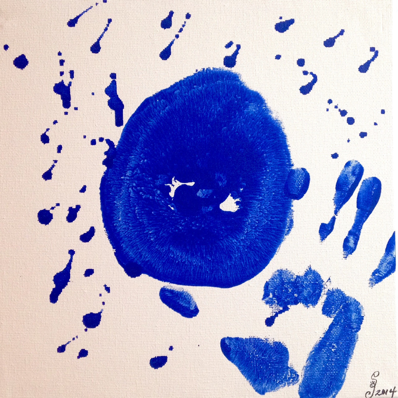 Day 54- Mono-Boob- Tribute to Yves Klein – Day of the Artist