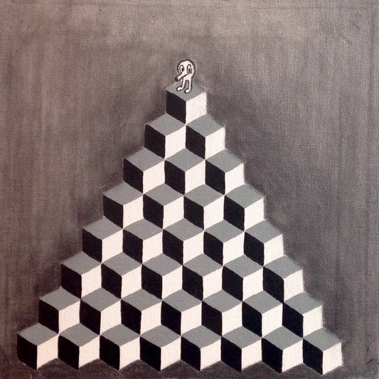 Day 327- Q-Bert- Tribute to M.C. Escher (Reserved for Joshua Herreshoff)