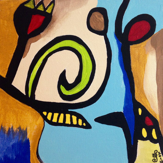 Day 184- Untitled 184- Tribute to Jean-Michel Atlan