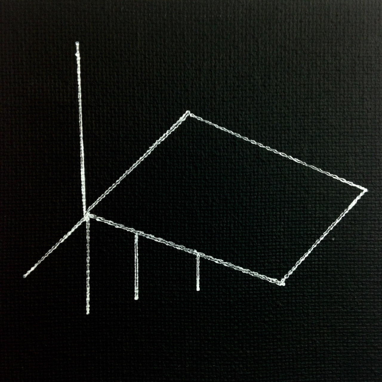 Day 311- Untitled 311- Tribute to Fred Sandback