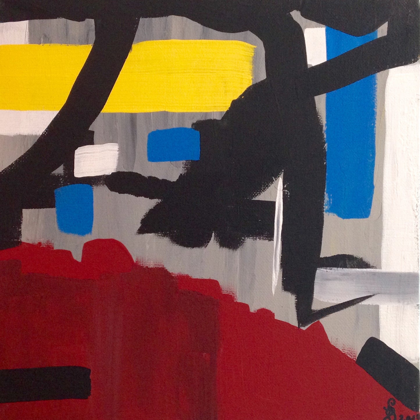 Day 291- Yellow, Red, Blue- Tribute to Esteban Vicente