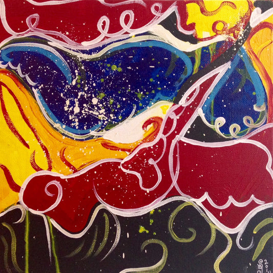 Day 45- Grumplestiltskin- Tribute to Norman Bluhm