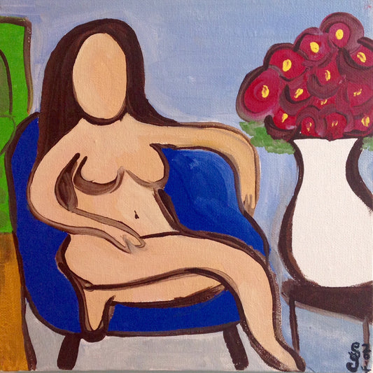 Day 180- Seated Nude- Tribute to Robert De Niro Sr.