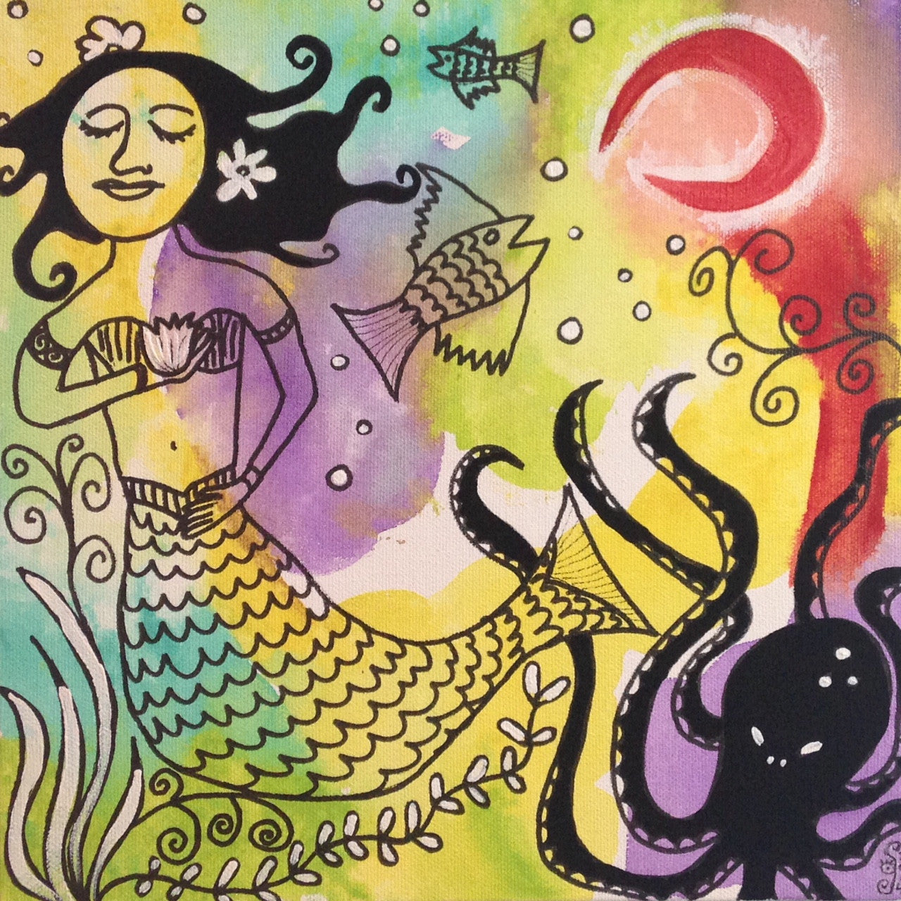 Day 114- Sirena Luna Roja- Tribute to Clara Ledesma