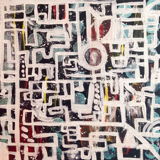 Day 83- Life Maze- Tribute to Lee Krasner