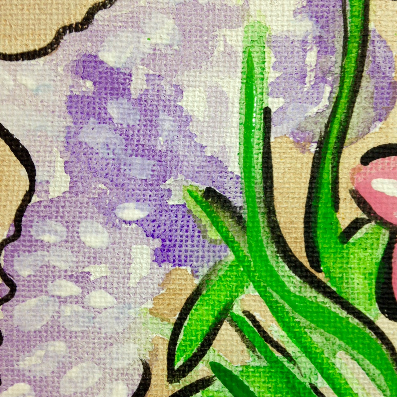 Day 319- Vase of Flowers- Tribute to Raoul Dufy