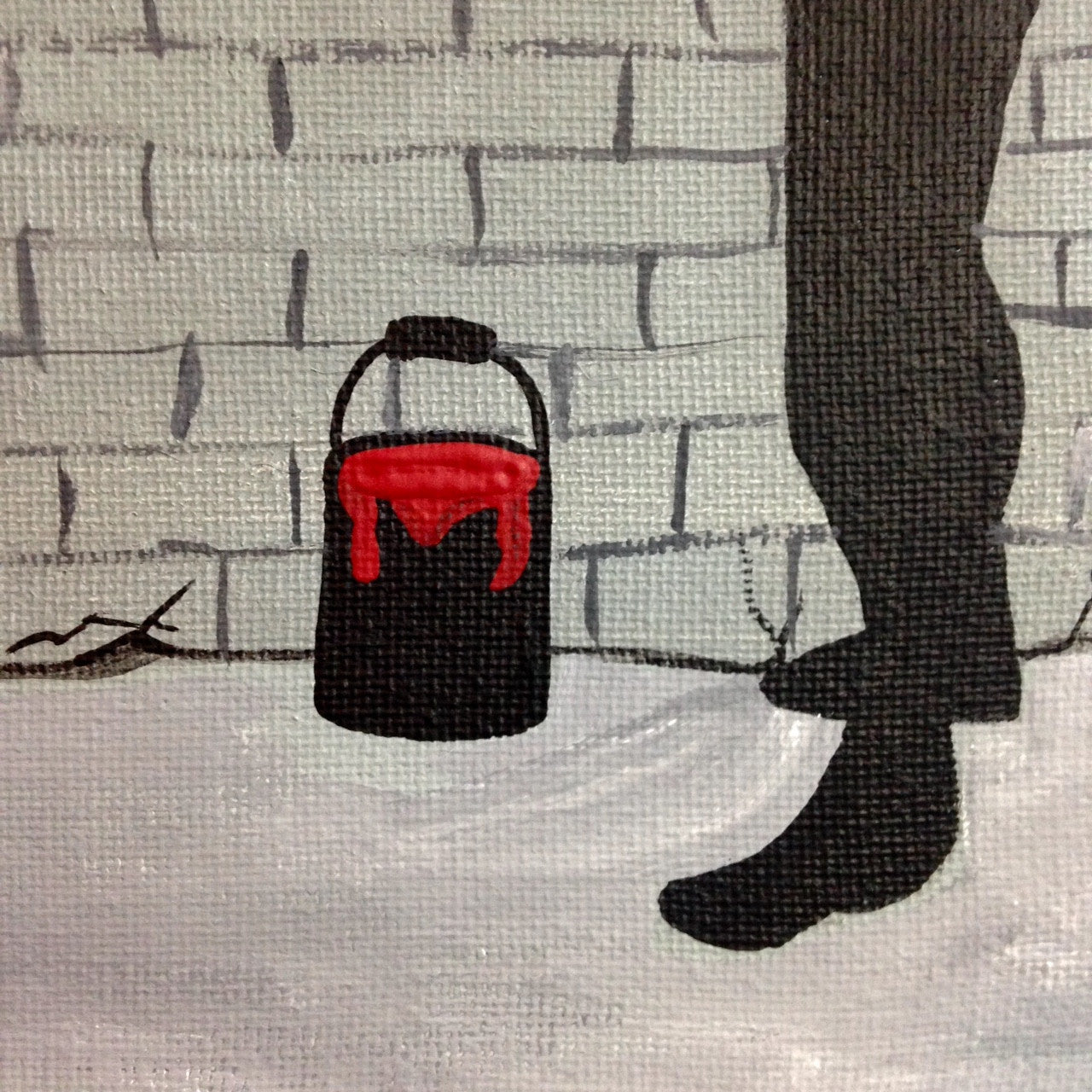 Day 344- Make Art- Tribute to Banksy