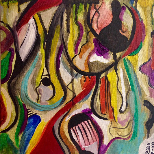 Day 29- The Man You See is in your Mind- Tribute to Arshile Gorky
