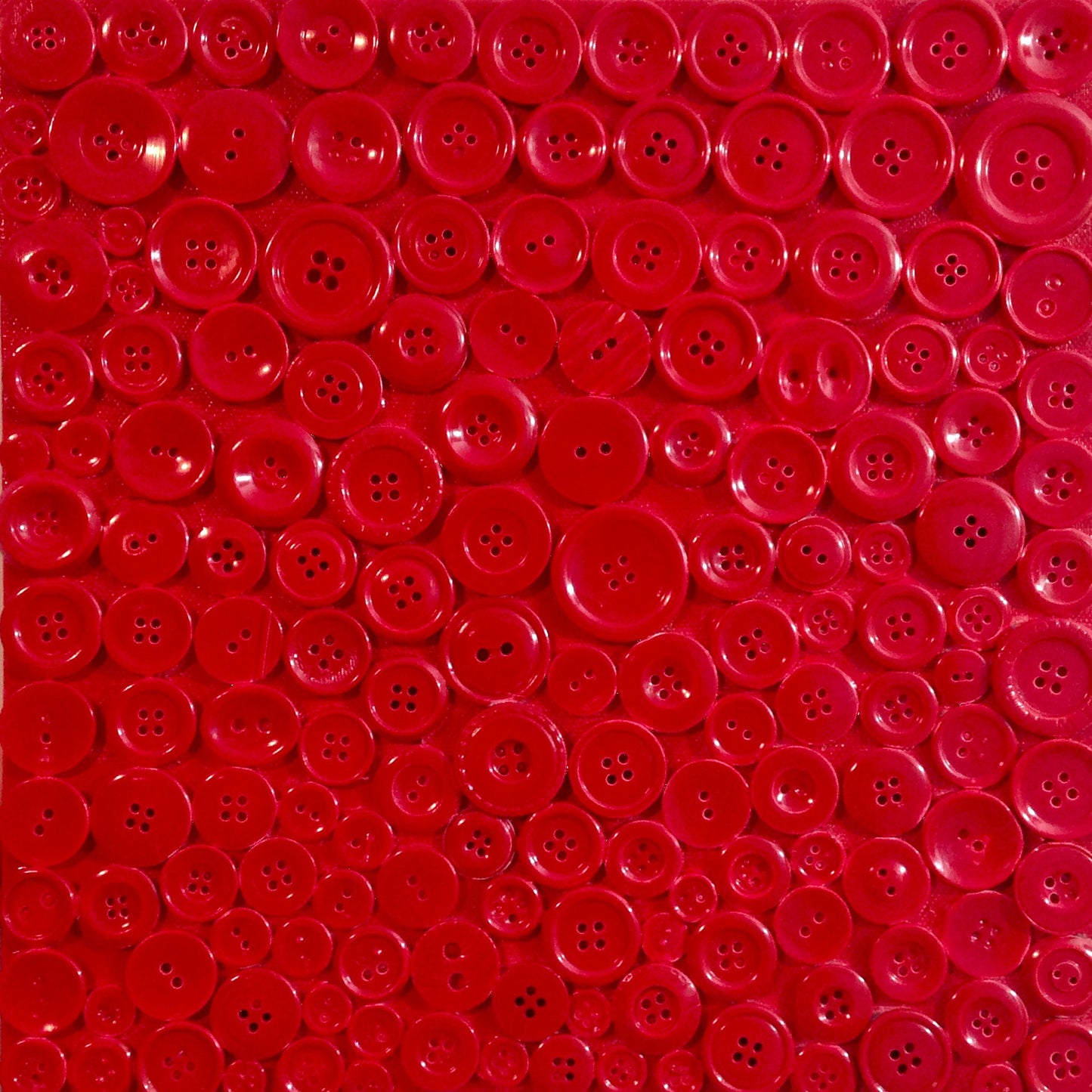 Day 216- Red Buttons- Tribute to Arman