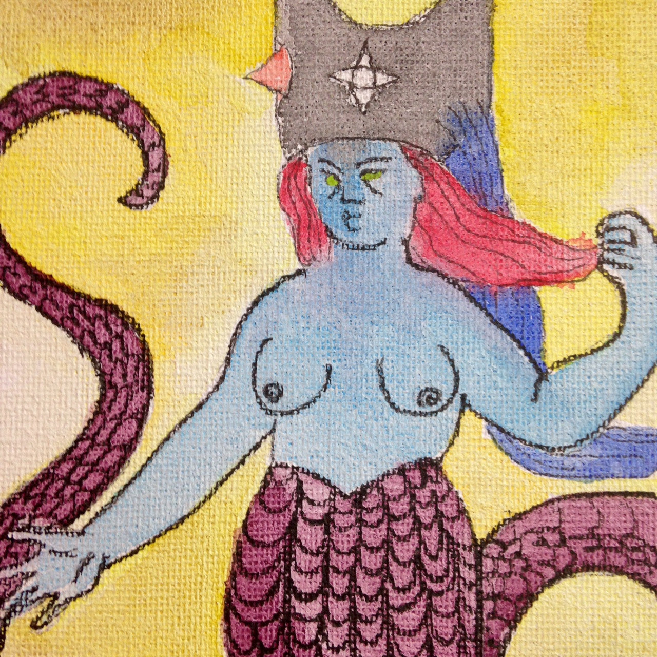 Day 336- Sky Demon- Tribute to Henry Darger Jr.