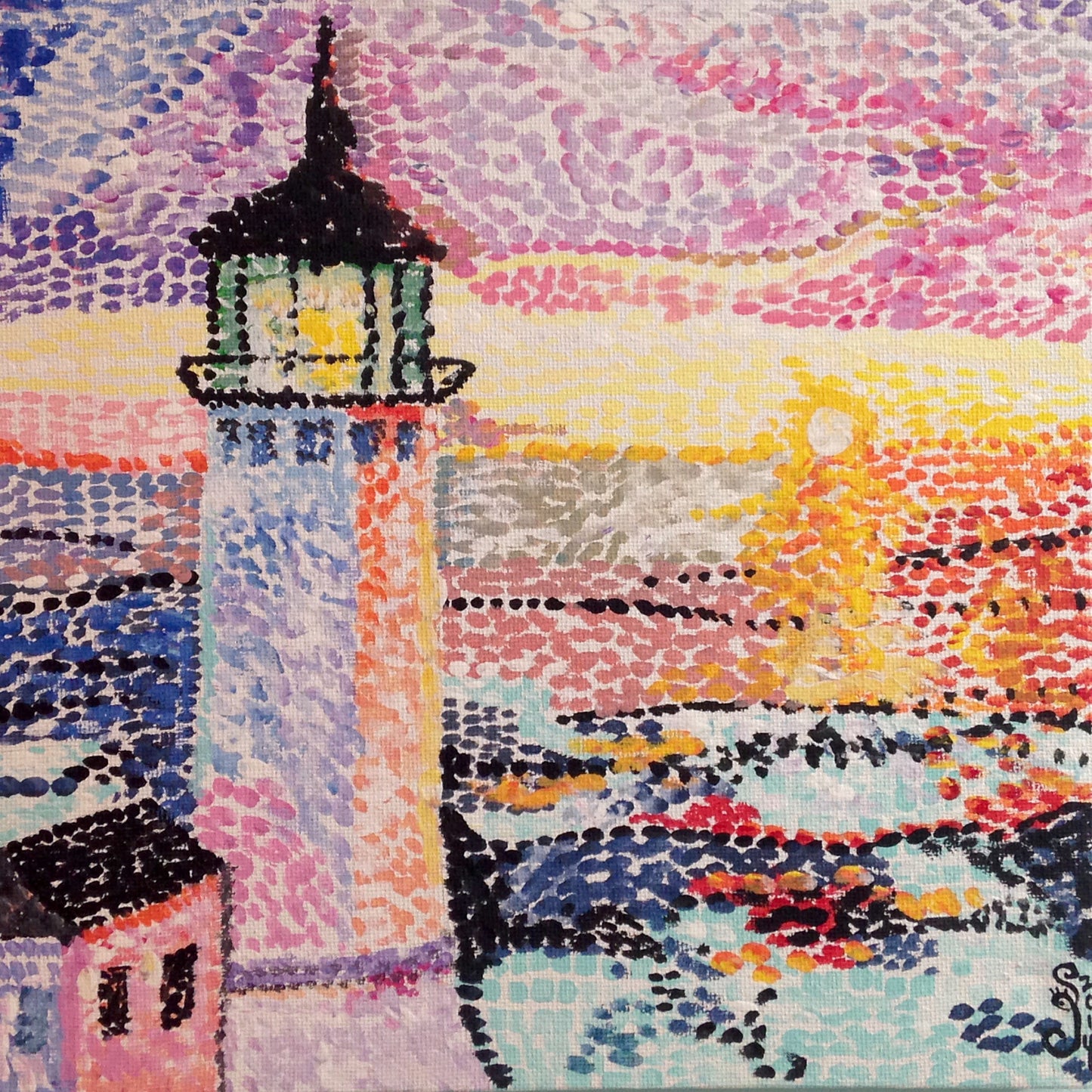 Day 247- Phare Par La Mer- Tribute to Paul Signac