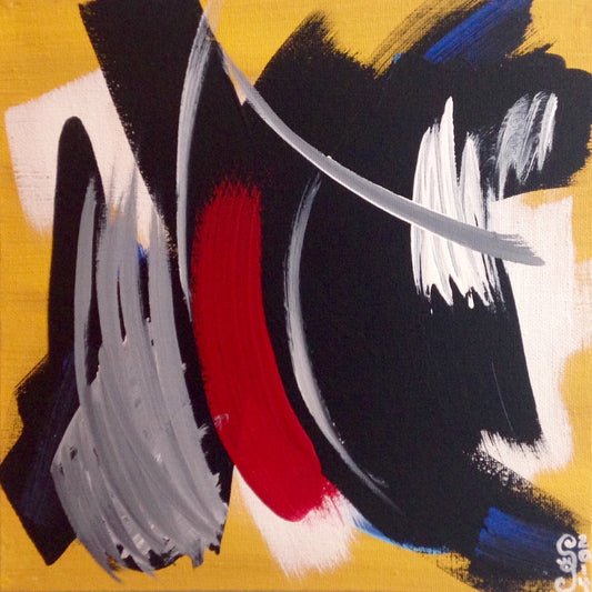 Day 172- Peinture No. 172- Tribute to Gerard Ernest Schneider