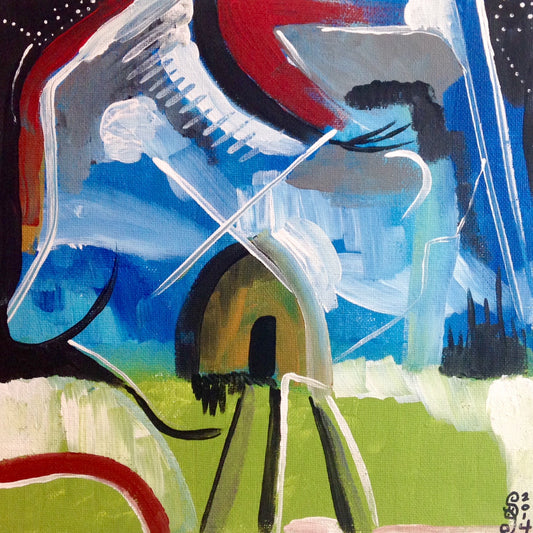Day 51- Windmill- Tribute to Peter Lanyon