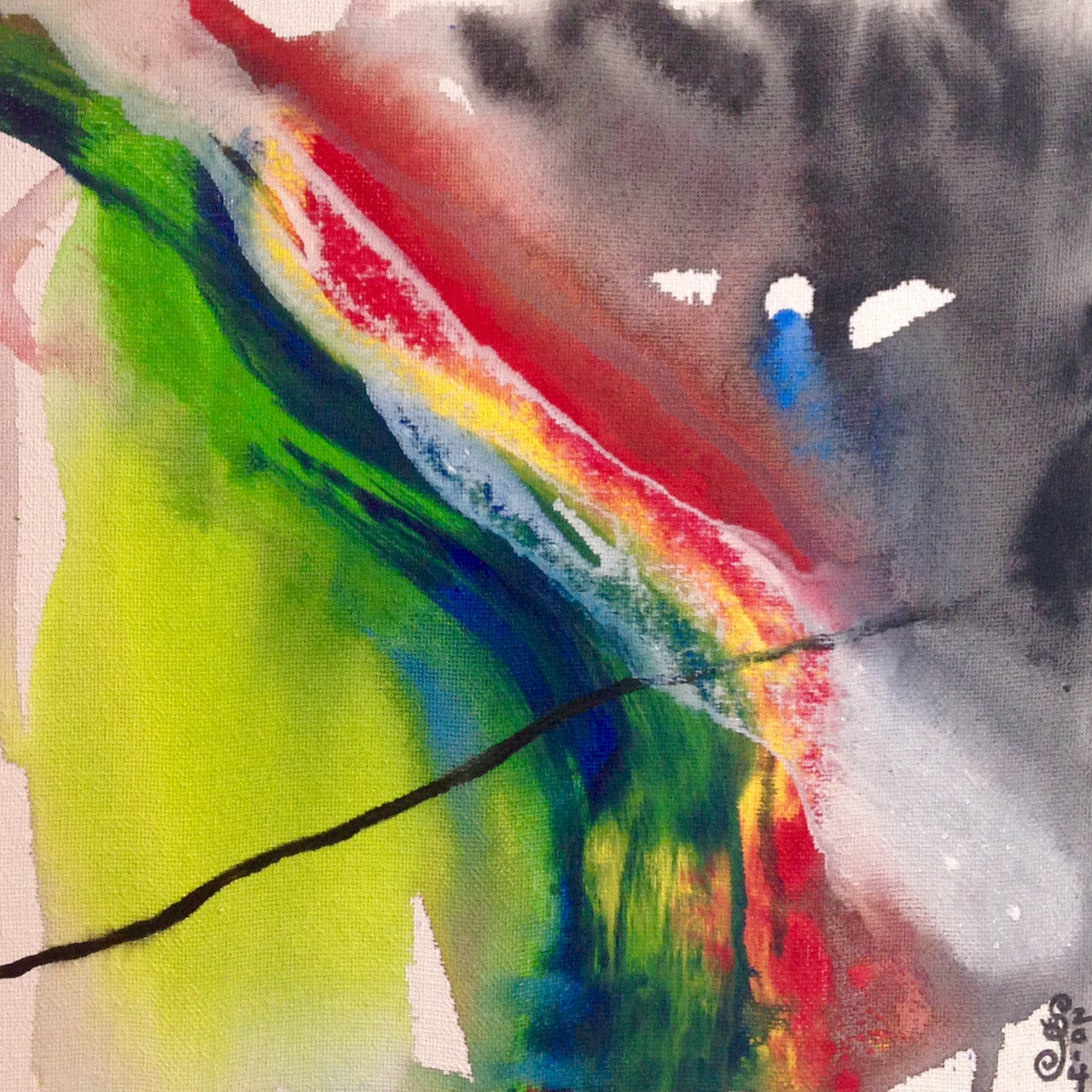 Day 166- Paradox of Light- Tribute to Paul Jenkins