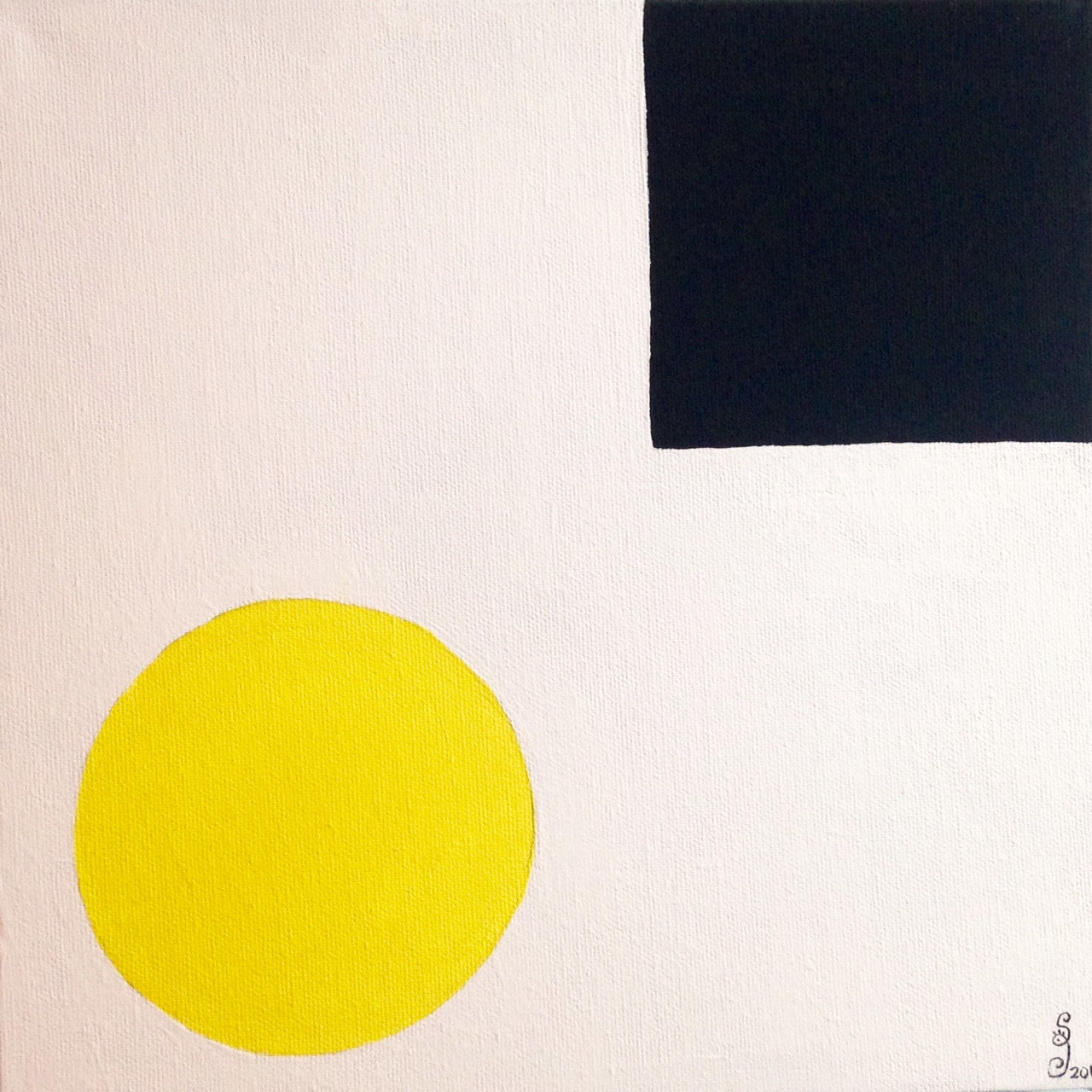 Day 56- Yellow & Black- Tribute to Ellsworth Kelly