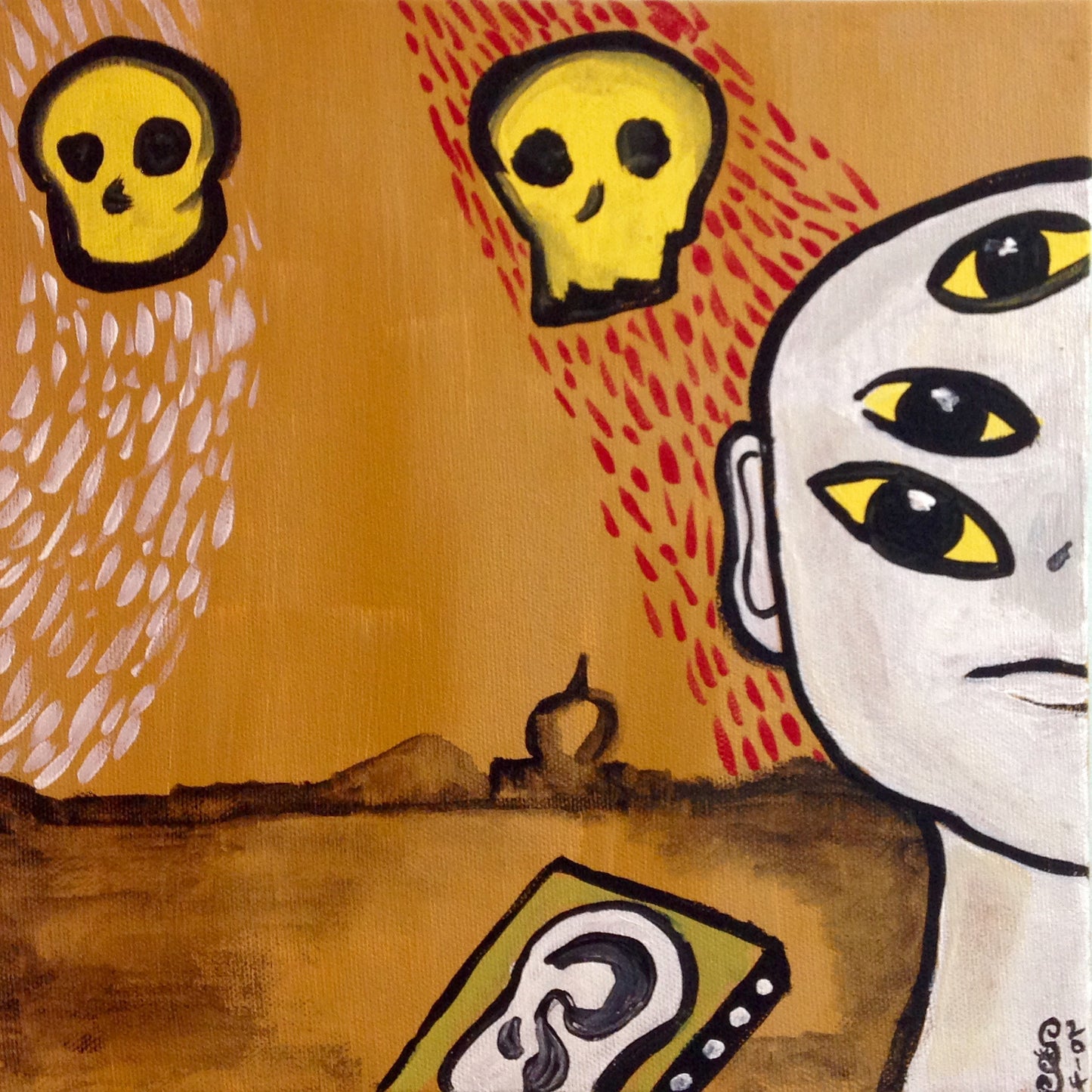 Day 217- I Miei Occhi Piangono- Tribute to Enzo Cucchi