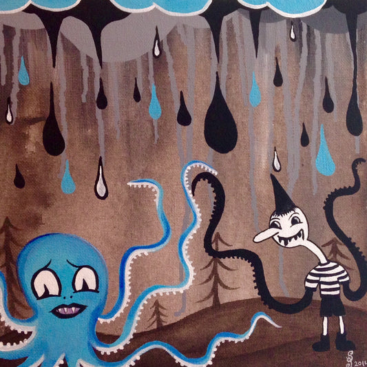 Day 41- I’ve Been Asleep my Whole Life- Tribute to Camille Rose Garcia