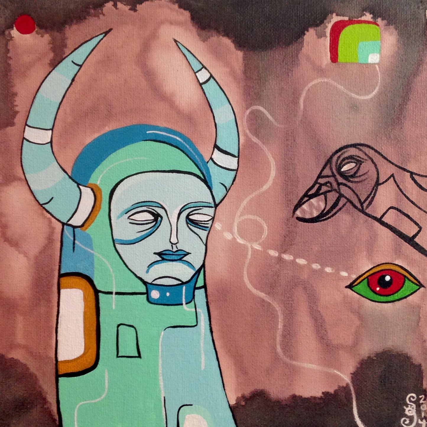 Day 329- Eye Contact- Tribute to Doze Green