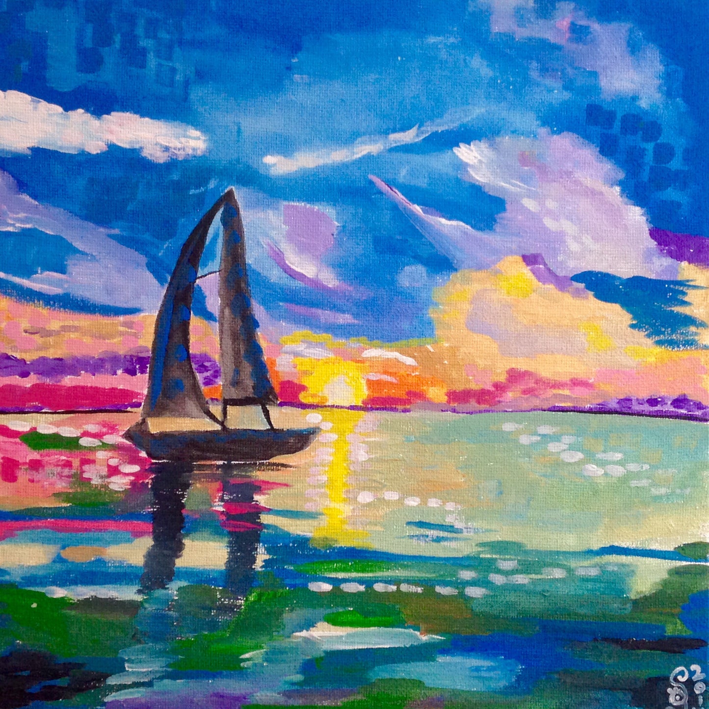 Day 324- Voilier sur l’eau- Tribute to André Derain