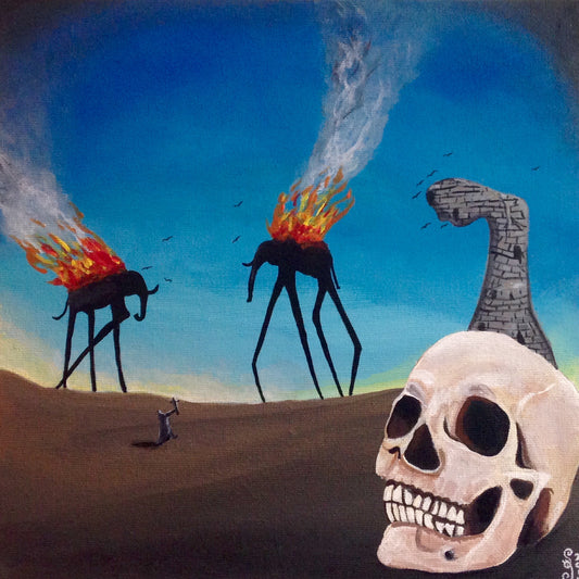 Day 350- The Burning Elephants- Tribute to Salvador Dali
