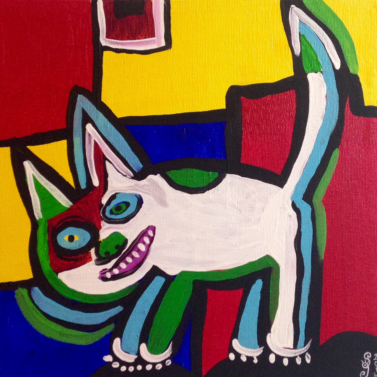 Day 42- Taco Man- Tribute to Karel Appel