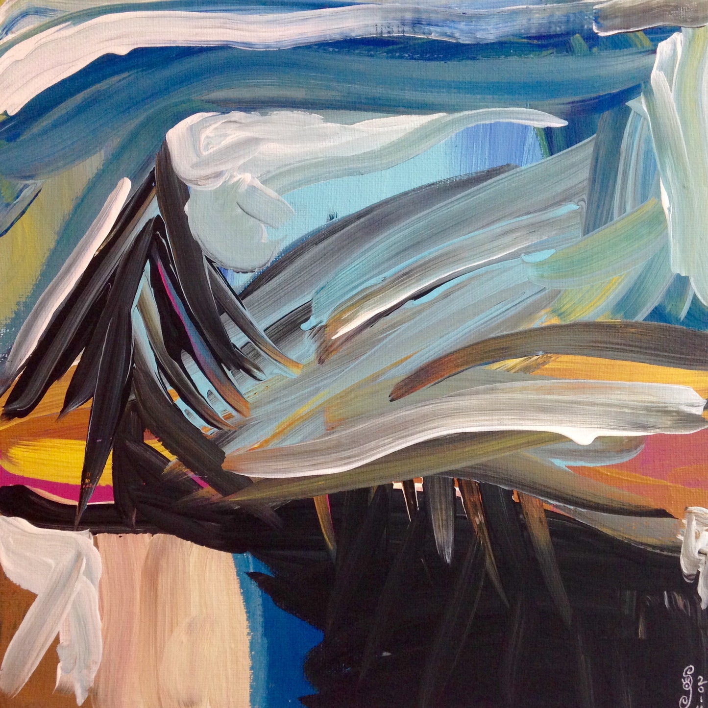 Day 202- Sunset in the Backyard- Tribute to Wallace Whitney