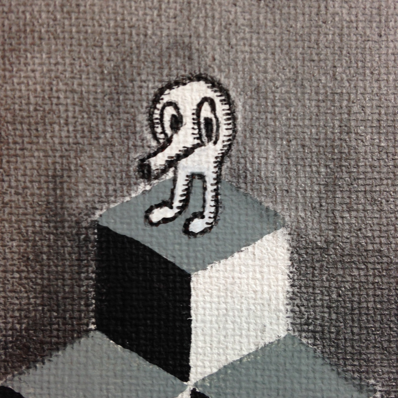 Day 327- Q-Bert- Tribute to M.C. Escher (Reserved for Joshua Herreshoff)