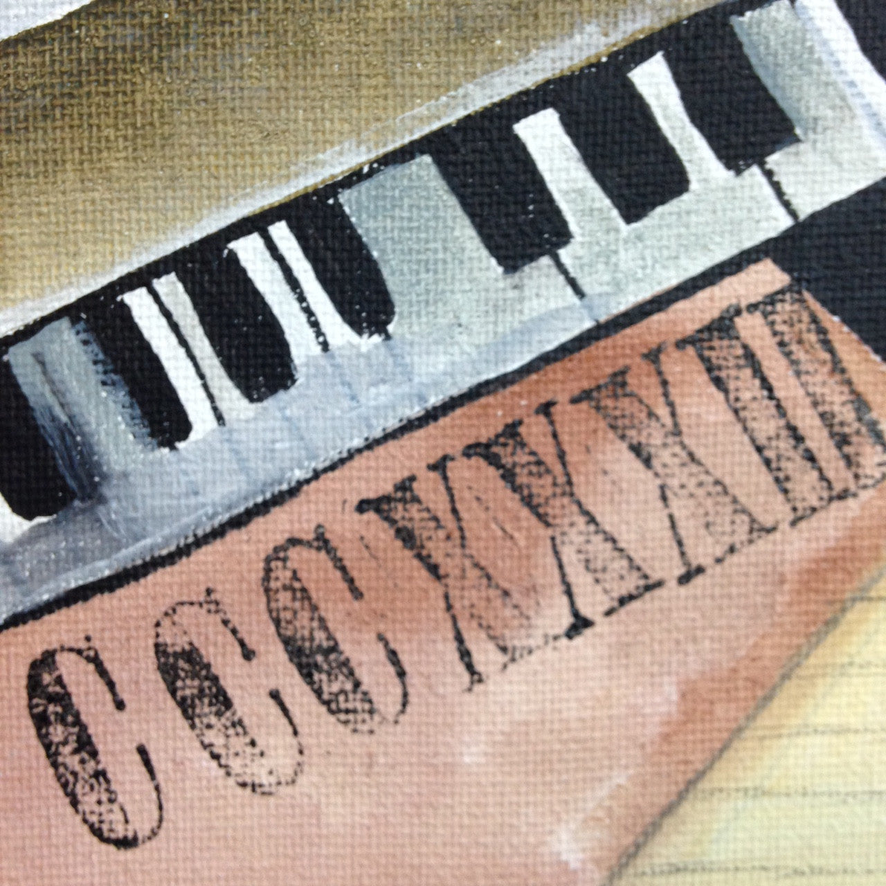 Day 332- Woman at a Piano- Tribute to Georges Braque (Reserved for Karen Prosser)