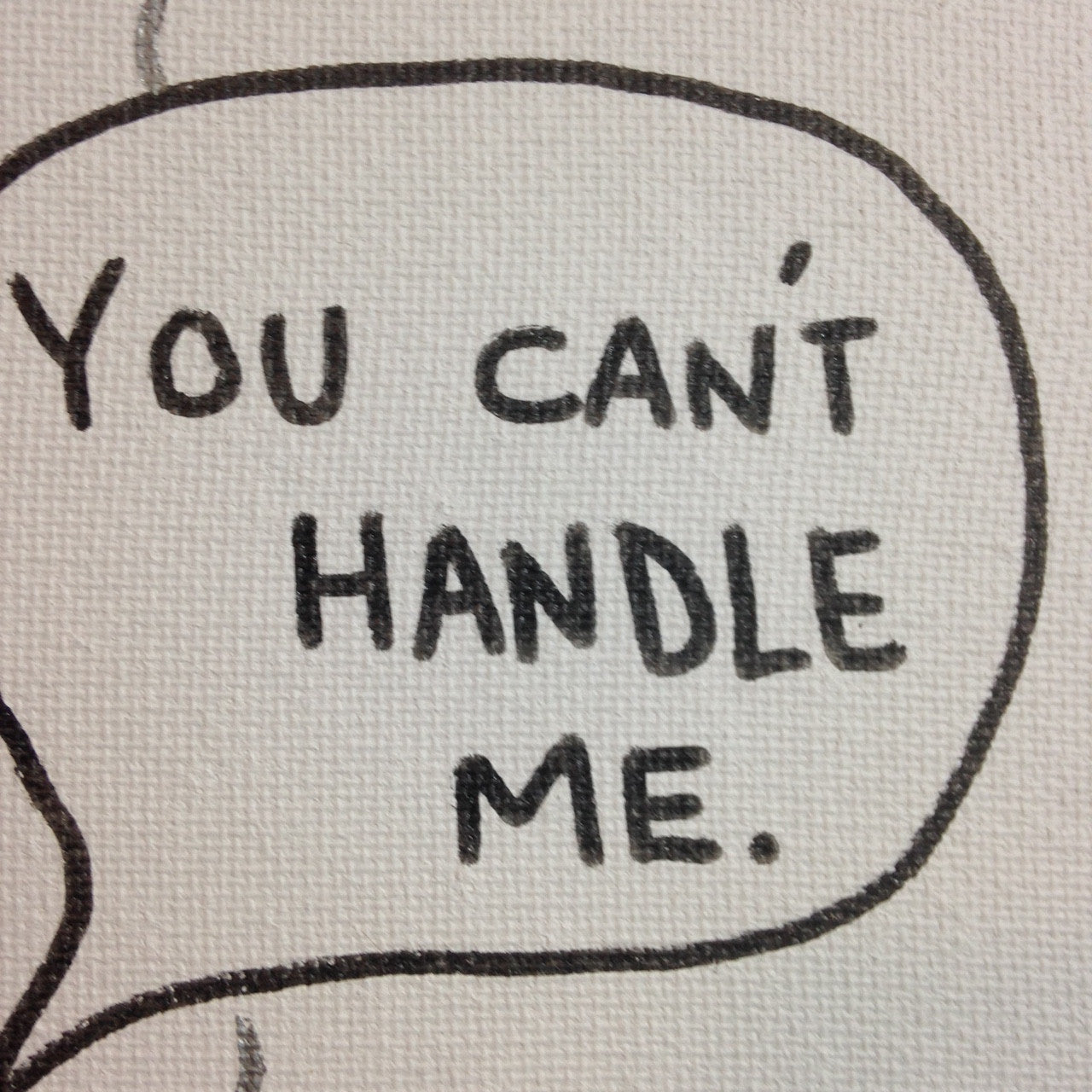 Day 335- Can’t Handle Shit- Tribute to David Shrigley