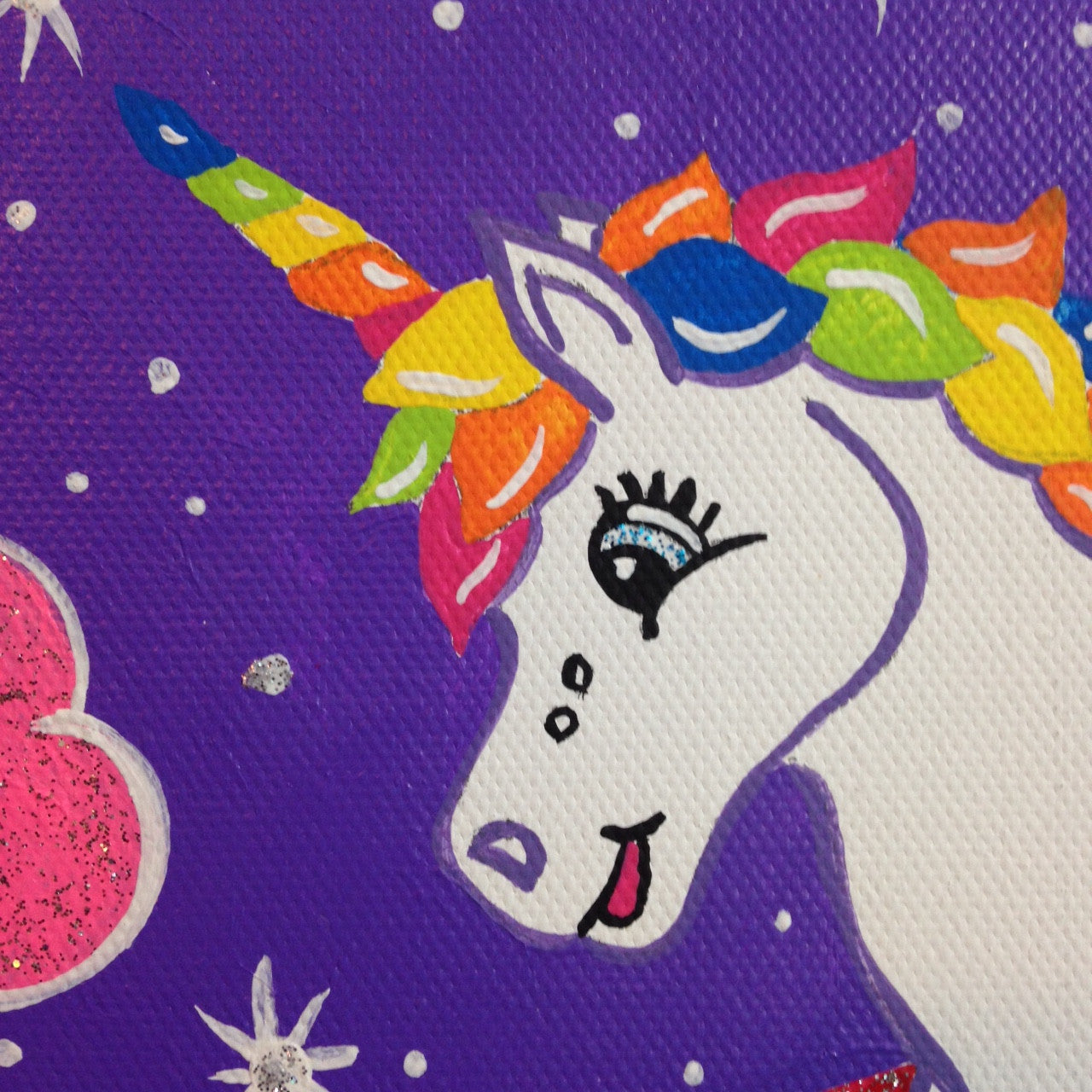 Day 123- Unicorn in the Sky- Tribute to Lisa Frank