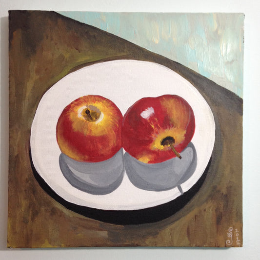Day 237- Still Life with Apples- Tribute to Paul Cezanne