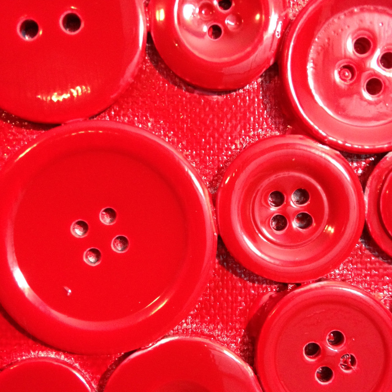 Day 216- Red Buttons- Tribute to Arman
