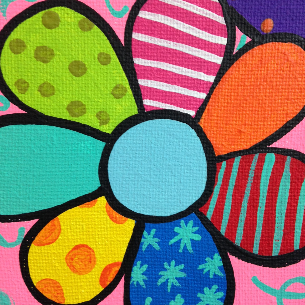 Day 276- Flowers- Tribute to Romero Britto