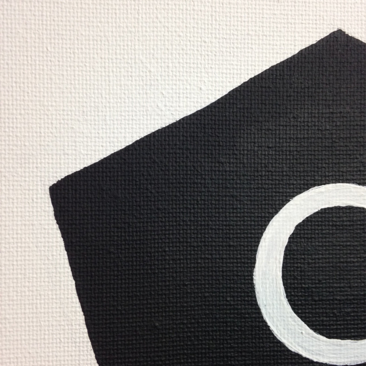 Day 183- Pentagon with Circle- Tribute to Olivier Mosset