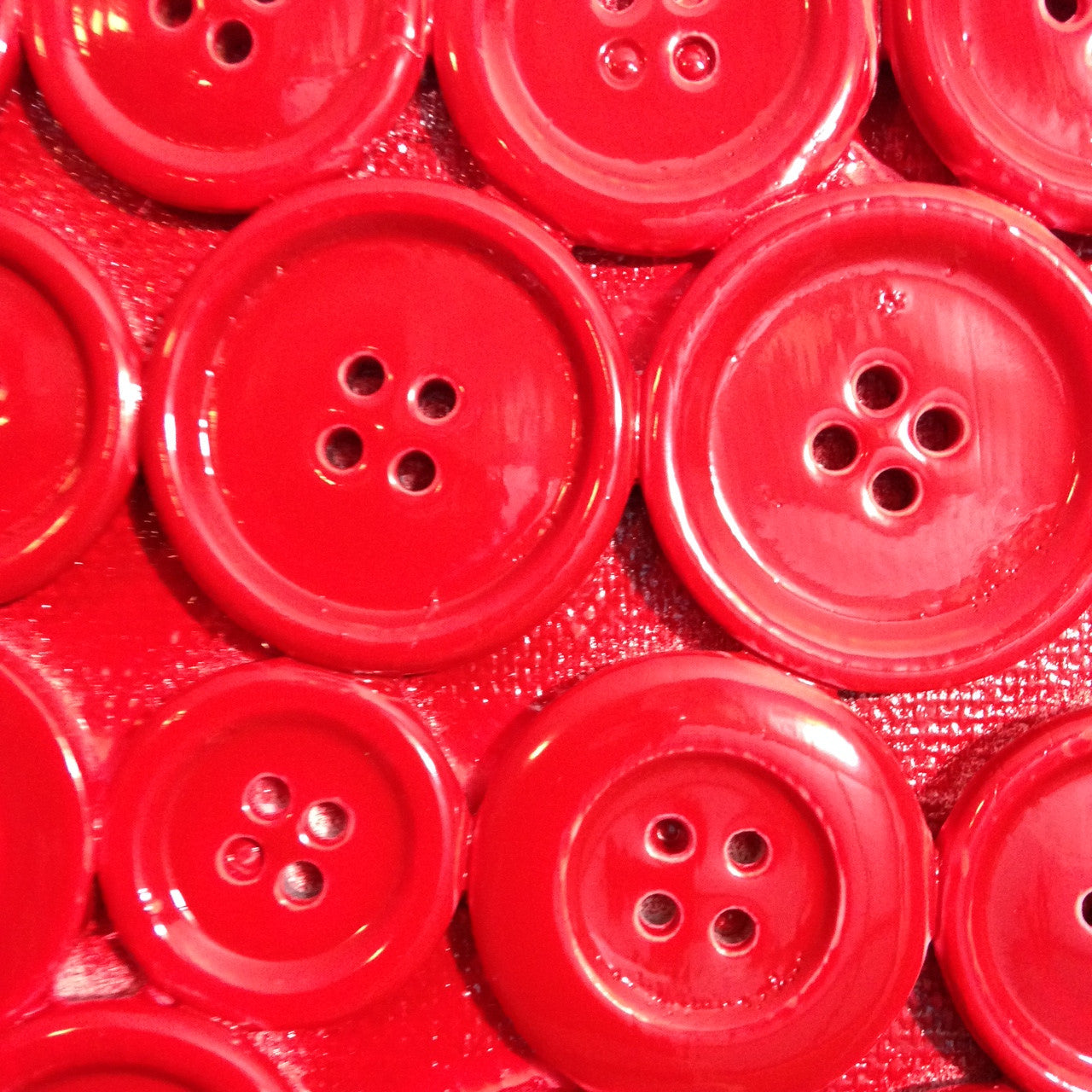 Day 216- Red Buttons- Tribute to Arman