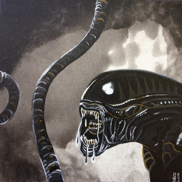 Day 25- A.L.I.E.N.- Tribute to H.R. Giger (Reserved for Joey Raven)